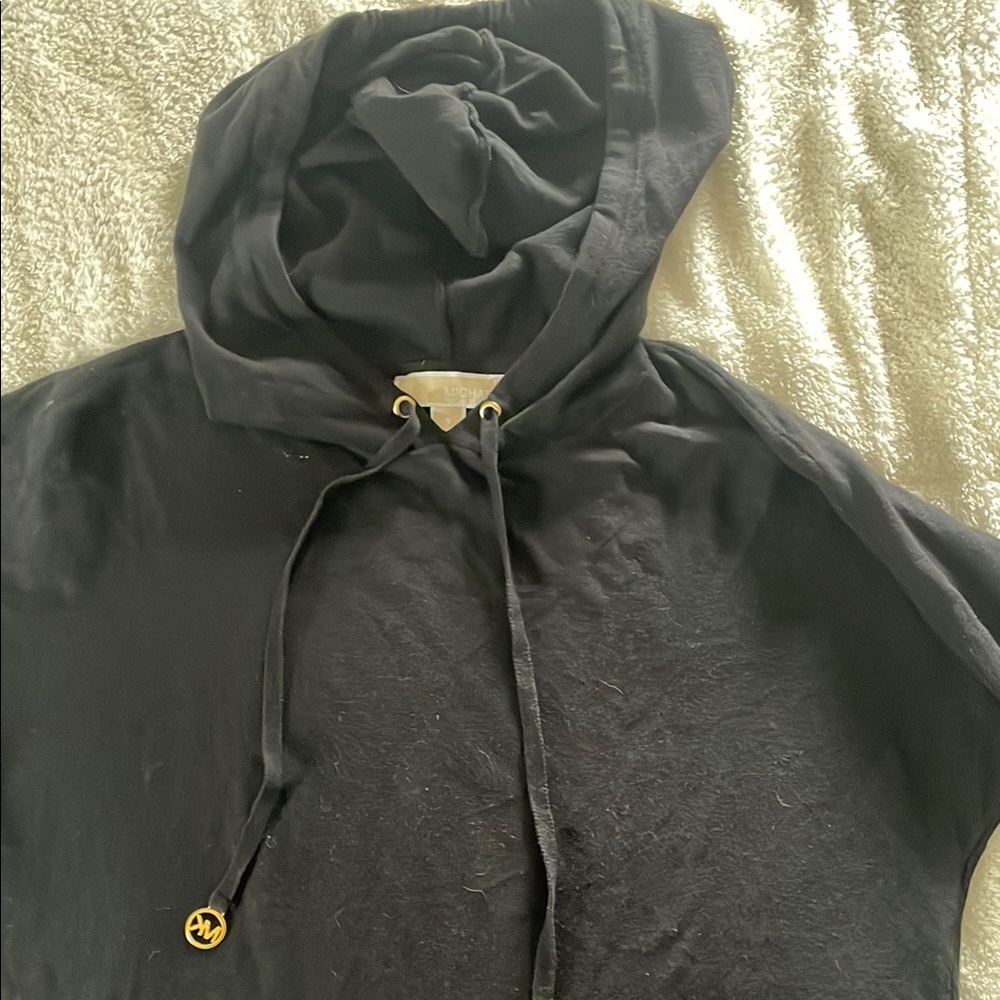 Michael Kors Black Hoodie Sweatshirt